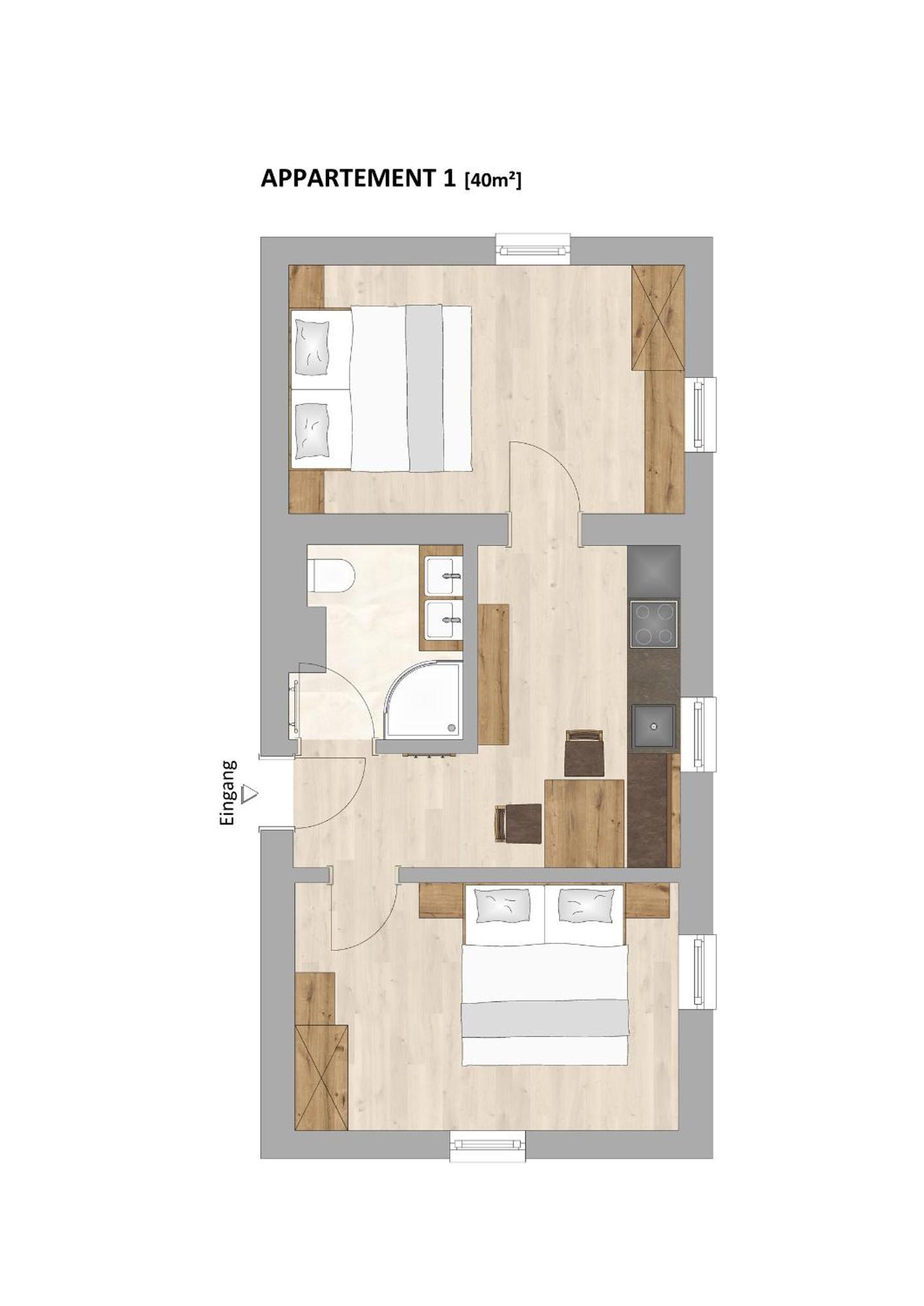 גרובמינג Tischlmuehle Appartements & Mehr חדר תמונה
